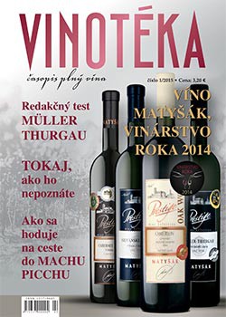 Vychádza časopis Vinotéka 1 - 2015