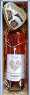VYPREDANÉ - Darčekový set VALENTÍN Ružové víno Pralinky v obale ručne vyrobené