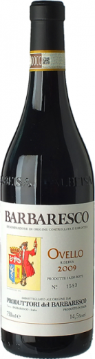 BARBARESCO OVELLO Produttori del Barbaresco Piemont DOCG, obj. 0,75 L, Alk. 14.5 % obj.